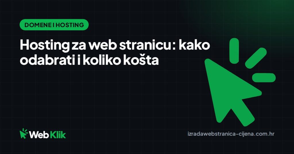 Hosting za web stranicu: kako odabrati i koliko košta