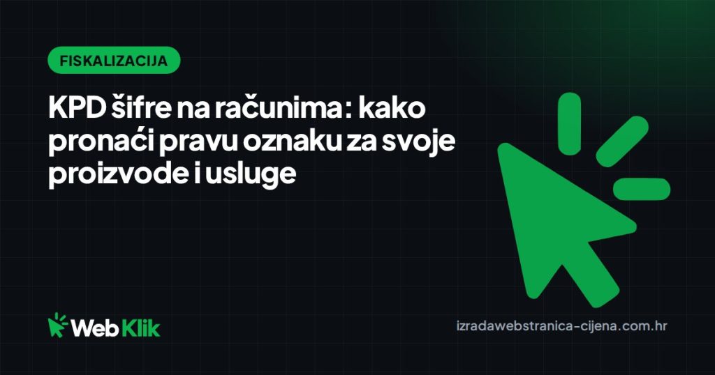 KPD šifre na računima: kako pronaći pravu oznaku za svoje proizvode i usluge