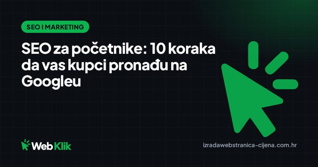 SEO za početnike: 10 koraka da vas kupci pronađu na Googleu